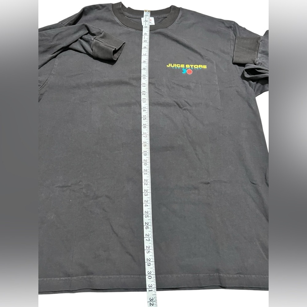 Juice store Los Angeles Men's Streetwear Long Sleeve T-shirt black‎ size XXL - Picture 3 of 9